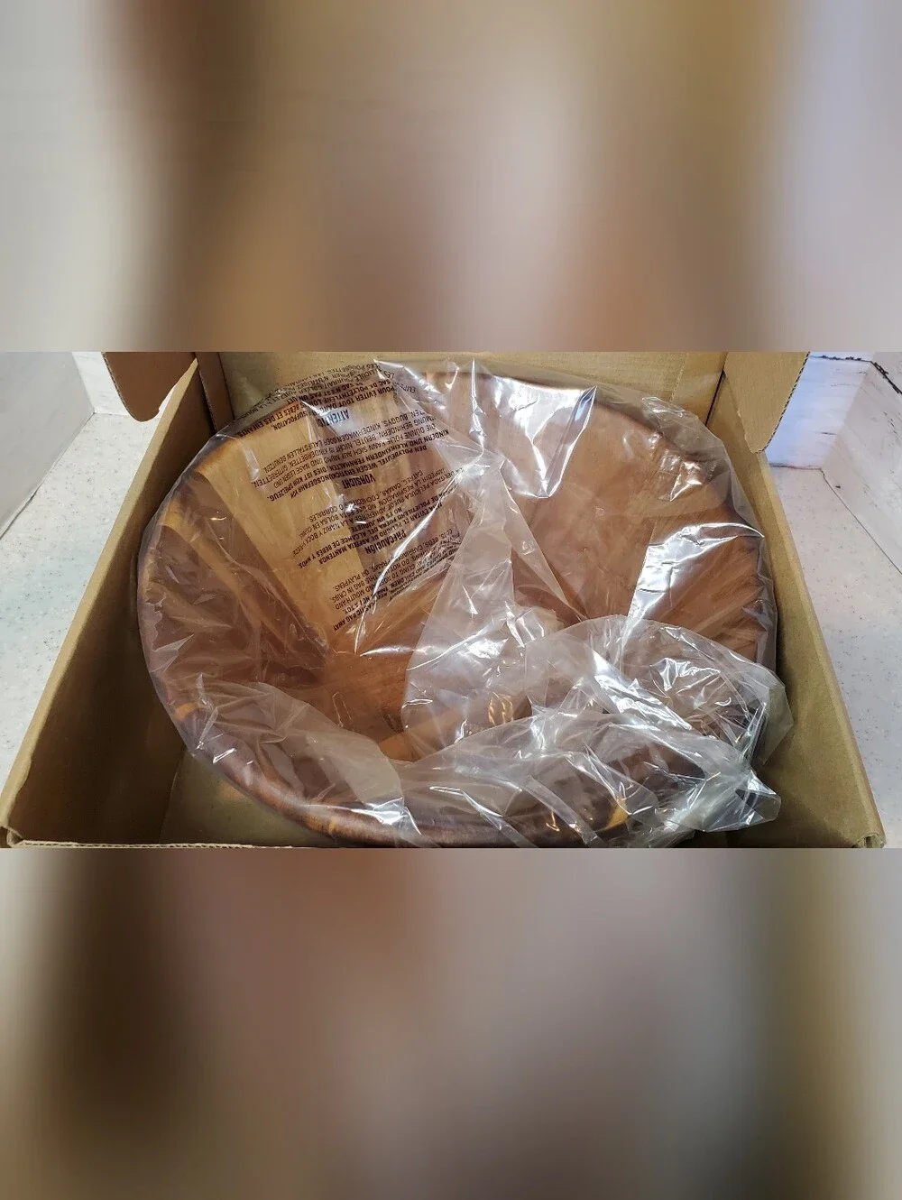 Pampered Chef Acacia Wood Salad Bowl & Servers Set New in Box Discontinued